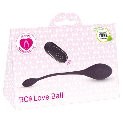 Training Pleasure Balls RC Single Vibrating Love Ball Purple