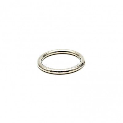Rimba Solid Metal Cockring 8mm Thick 7371 50mm