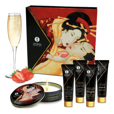 Shunga Geisha Secrets Collection Sparkling Strawberry Wine 5 db