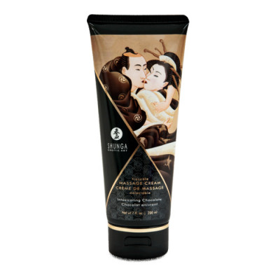 Shunga Kissable Massage Cream Intoxicating Chocolate - Masszázskrém 200ml