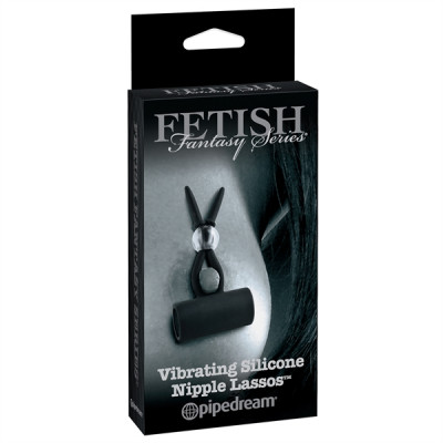 Fetish Fantasy Limited Edition Vibrating Silicone Nipple Lassos - Rezgő mellbimbó szorítók