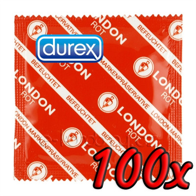 Durex London Rot 100 db