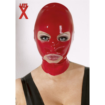 LateX Latex Mask - Latex Álarc Piros