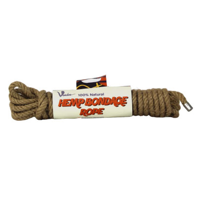 Voodoo 100% Natural Hemp Bondage Rope 5m