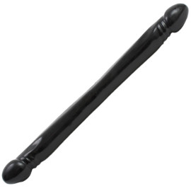 Doc Johnson Double Header Dong Smooth 18" Black
