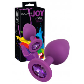 You2Toys Colorful Joy Jewel Plug Medium Lila