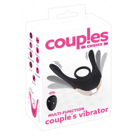 Couples Choice Multi-Function Couple's Vibrator Black