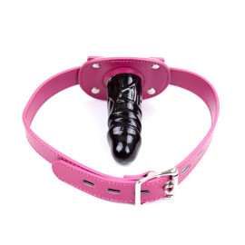 LateToBed BDSM Line Dildo Gag Ball Dildo 10cm Pink