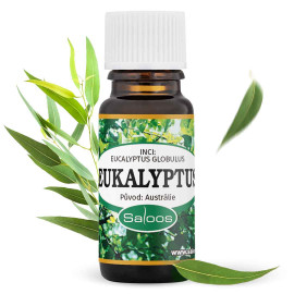 Saloos 100% Természetes esszenciális olaj Eukaliptusz 10ml