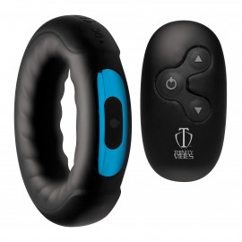 Trinity Vibes Power Performance Ring 7x Silicone Cock & Ball Ring with Remote