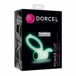 Dorcel Power Clit Phospho - Rezgő gyűrű sötétben világító