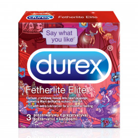 Durex Fetherlite Elite Emoji 3 pack