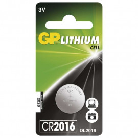 Elem lítium GP CR2016 1 db