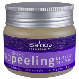 Saloos Bio testszínű peeling - Levendula-Teafa 140ml