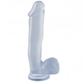 Pipedream Basix Rubber Works 12" Suction Cup Dong - Dildo 30cm Átlátszó