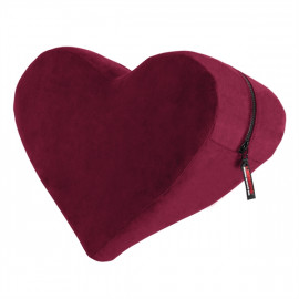 Liberator Heart Wedge Merlot - Erotikus alátét szív alakú Piros