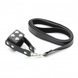 Kiotos Cock Ring with Leather Leash
