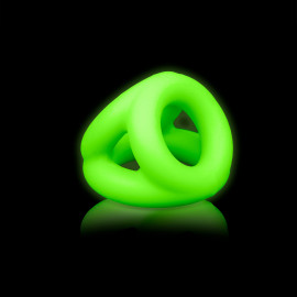 Ouch! Glow in the Dark Cock Ring & Ball Strap 732