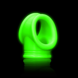 Ouch! Glow in the Dark Cock Ring & Ball Strap 789