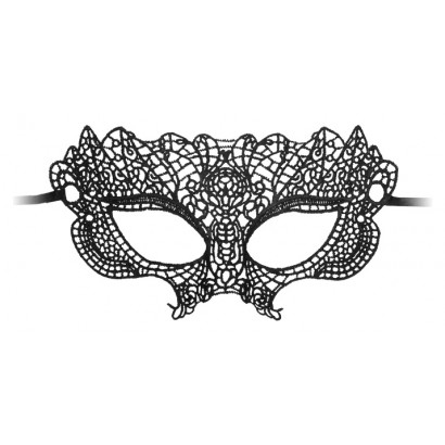 Ouch! Princess Black Lace Mask Black