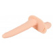 You2Toys Vibrating Double Strap-On Soft Touch Silicone Skin