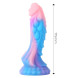 Engily Ross Dildox Dragon Luminiscent Dildo Liquid Silicone 18cm Blue-Pink