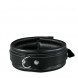 Kiotos Leather Collar - Bőr Nyakörv Fekete 5cm