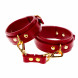 Taboom Bondage in Luxury Ankle Cuffs Red