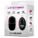 LateToBed Ecoblack Vibrating Egg with Remote Control Black
