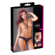 Cottelli Crotchless Panties, Briefs and String Set 2310279 Black