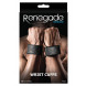 NS Novelties Renegade Wrist Cuffs Fekete
