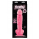 NS Novelties Firefly 8 inch pleasures Glowing Dildo - Csillogó dildo 20cm Rózsaszín