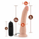 Blush Dr. Skin 8.5 Inch Vibrating Realistic Cock With Suction Cup Vanilla