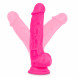 Blush Neo 7.5 Inch Dual Density Cock with Balls Pink