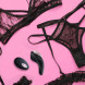 Blush Temptasia Heartbeat Panty Vibe with Remote Black-Pink