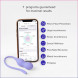 Perifit Care+ Pelvic Floor Trainer App Controlled Lilac