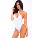 Pink Lipstick Off The Wall Seamless Bodysuit White