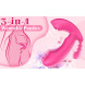 Paloqueth Wearable Panty 3-in-1 G-Spot & Suction Vibrator with Remote Control Pink