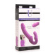 Strap U Evoke Rechargeable Vibrating Silicone Strapless Strap On Pink