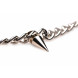 Master Series Punk Spiked Necklace Silver