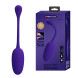 Pretty Love Knucker Super Soft Silicone Vibration Egg Purple