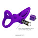Pretty Love Vibration Cock Ring 10 Vibration Settings Purple