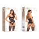 Beauty Night Rafaella Corset & Thong Black