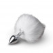 Easytoys Bunny Tail Plug Silver/White