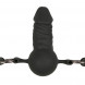 Easytoys Ball Gag with Silicone Dong Black
