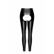 Noir Handmade F304 Taboo Wetlook Leggings with Open Crotch and Bum