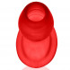 Oxballs GLOWHOLE-1 Hollow Buttplug with Led Insert Red Morph Small