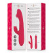 Intense Dua Multifunction Rechargeable Vibrator Up & Down with Red Tongue