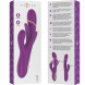 Intense Apolo Rechargeable Multifunction Vibrator 7 Vibrations with Swinging Motion Purple