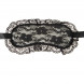 Leg Avenue Lace & Satin Eyemask LO2021 Black & Grey